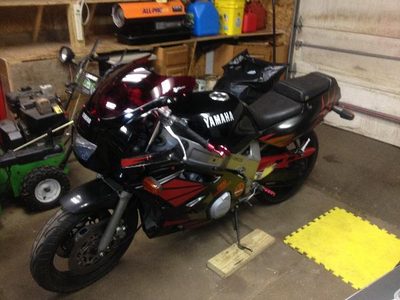 My new windscreen to finish off my bike