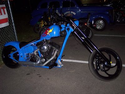 sweet softail custom at the bs