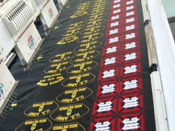 Riding Club patch production picture